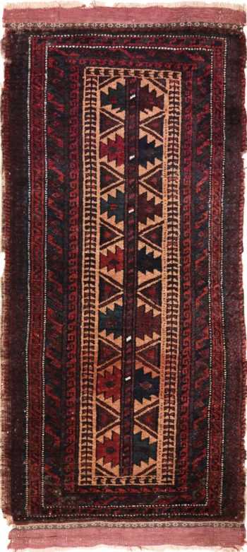 Full view Small Scatter size Antique Persian Baluch rug 2529 by Nazmiyal
