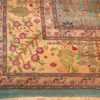 antique indian agra rug 40317 corner Nazmiyal