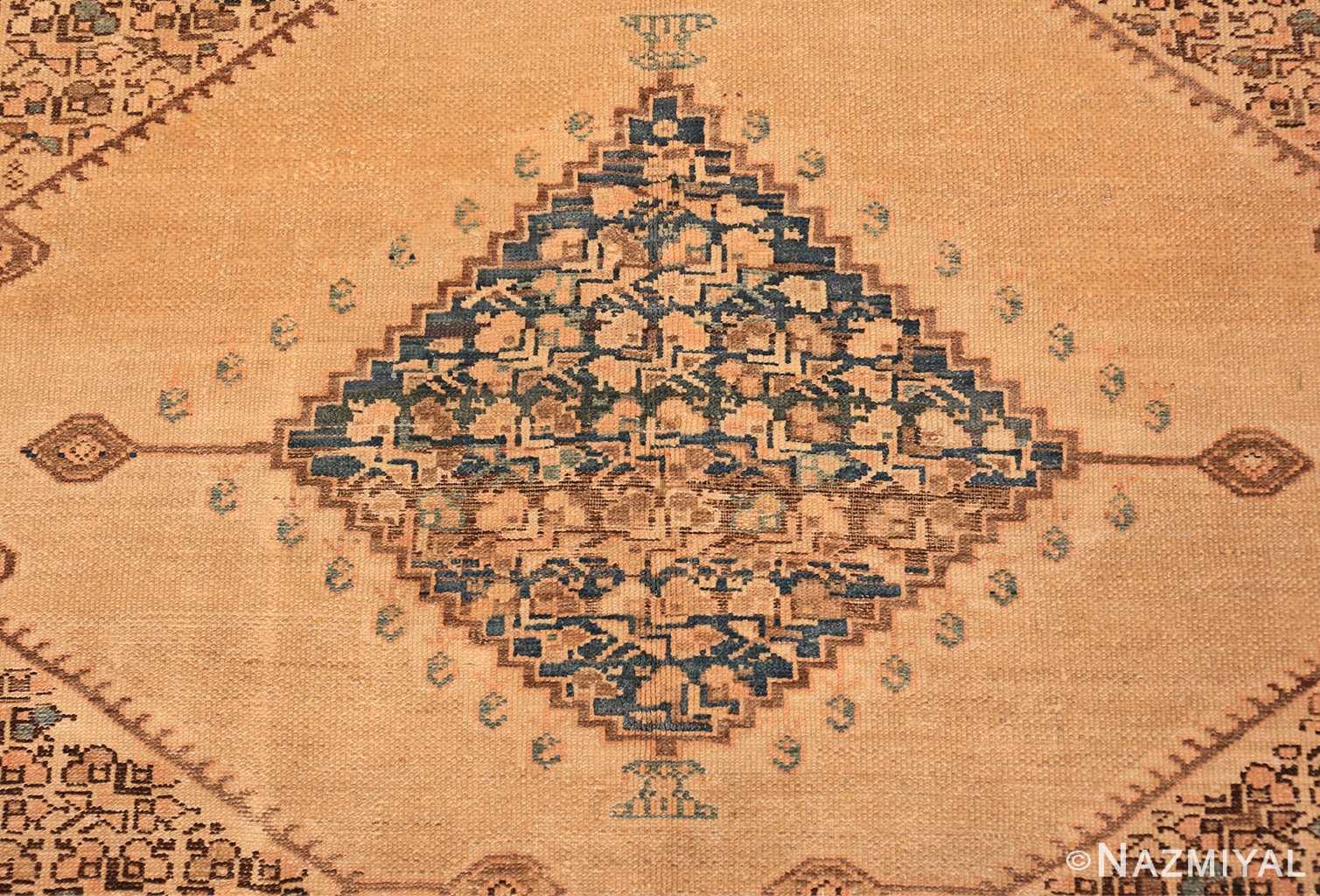 Field Antique Persian Malayer rug 42462 by Nazmiyal Antique Rugs in NYC