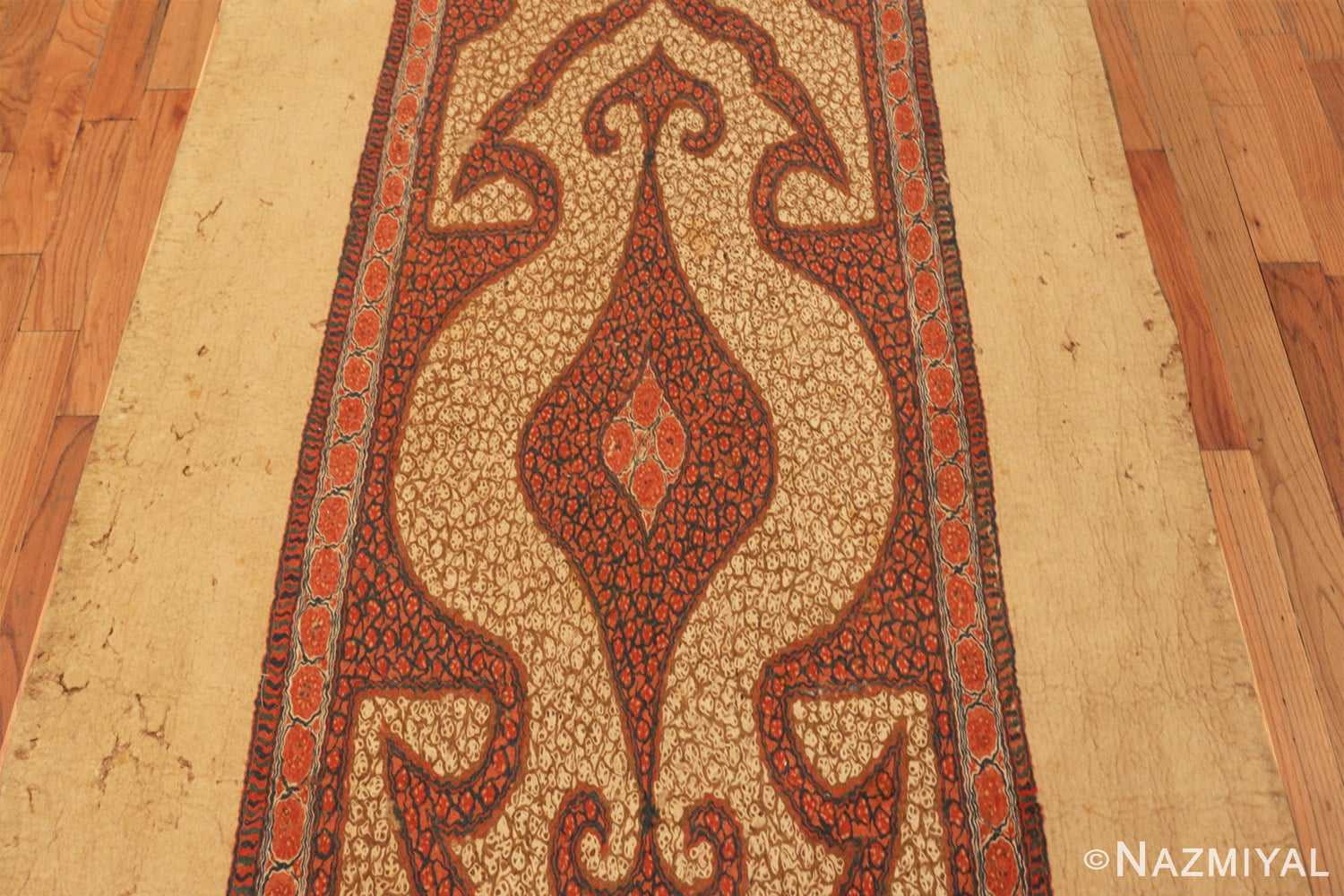 Field Antique Central Asia felt rug 41408 by Nazmiyal