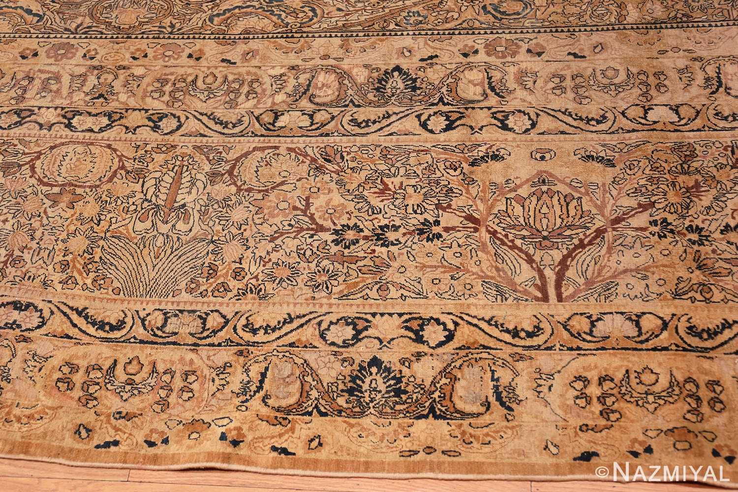 Border Large oversized Antique Persian Kerman rug 42880 by Nazmiyal