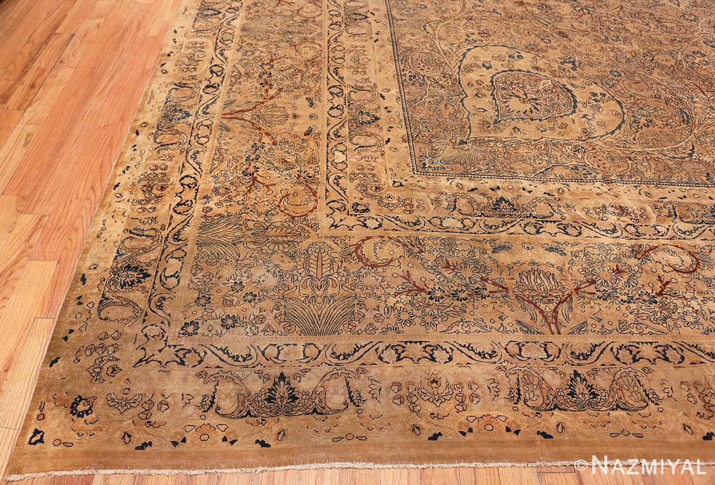 Corner Large oversize Antique Persian Kerman rug 42880 by Nazmiyal