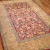 antique indian agra carpet 42109 side Nazmiyal