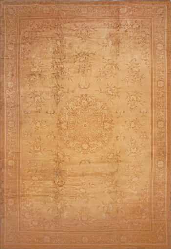 Oversized Antique Oriental Indian Agra Rug #1197 by Nazmiyal Antique Rugs