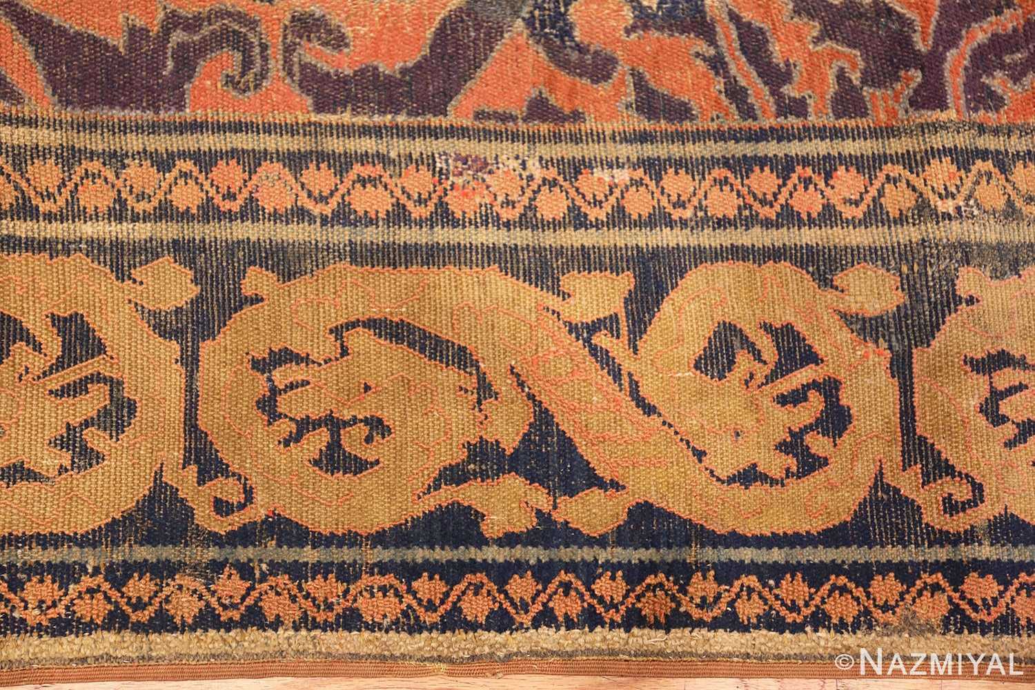 antique 16th century alcaraz oriental rug 3288 dragon Nazmiyal
