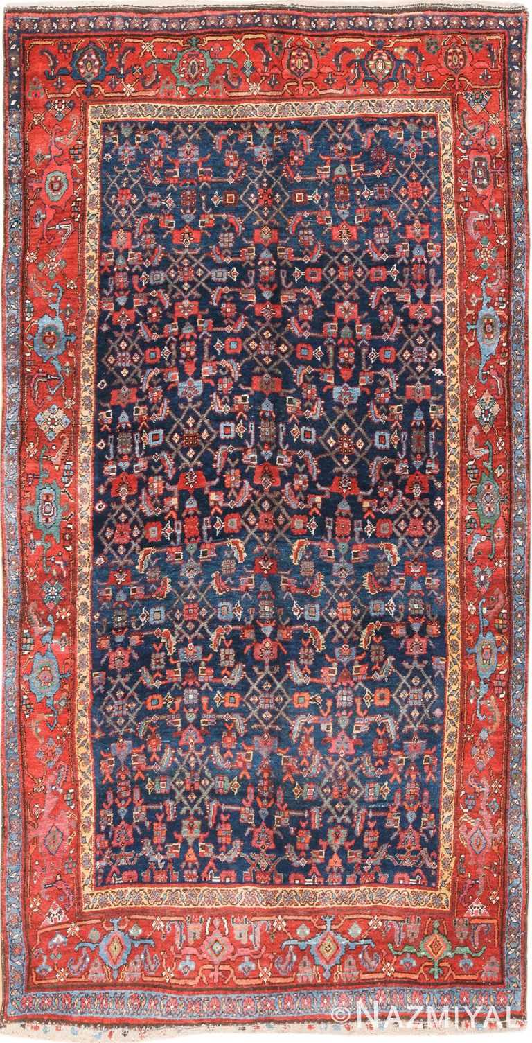 antique bidjar persian rug 41997 Nazmiyal