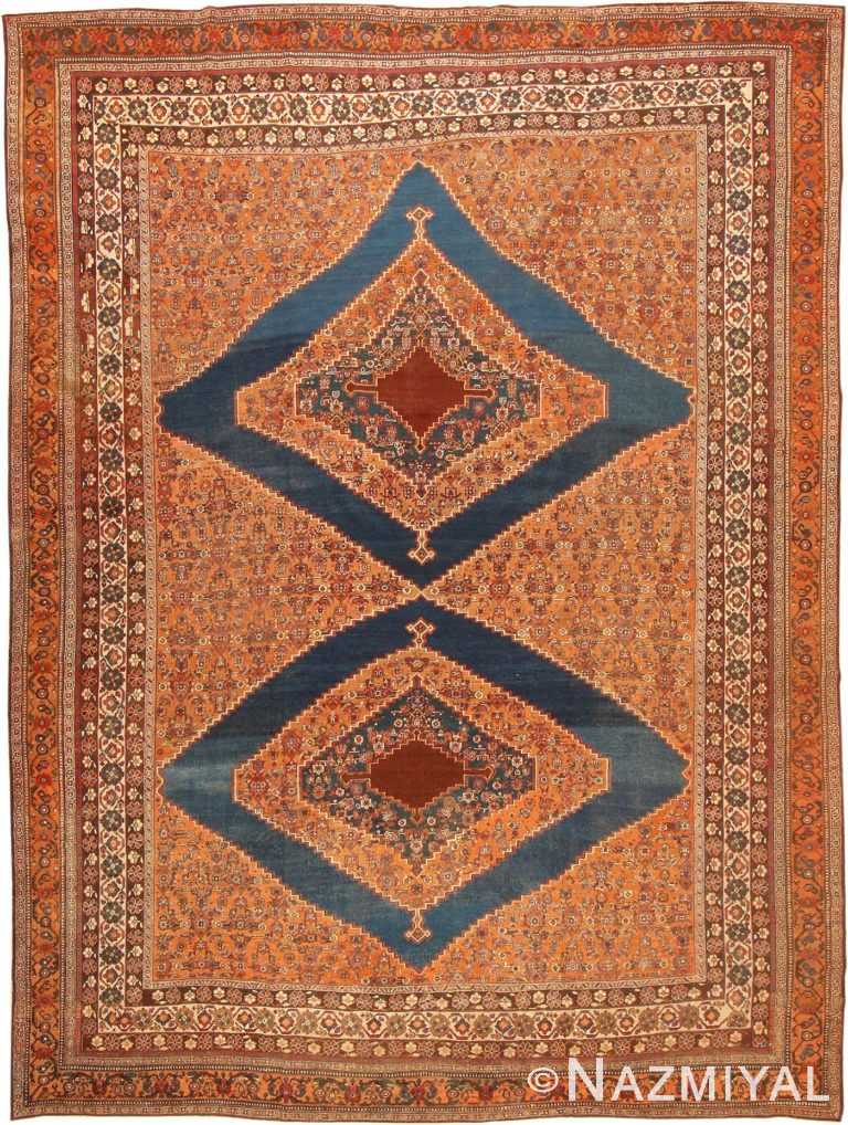Antique Persian Afshar Rug #70132 by Nazmiyal Antique Rugs