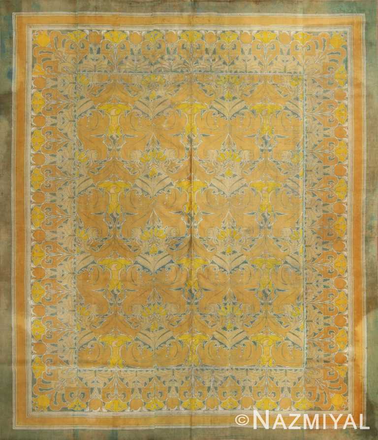 antique wilton english arts and crafts rug 2657 Nazmiyal