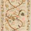 Floral Antique American Hooked Runner Rug #2694 by Nazmiyal Antique Rugs