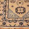 Corner Decorative Ivory and Blue Antique Khotan runner rug 42193 by Nazmiyal
