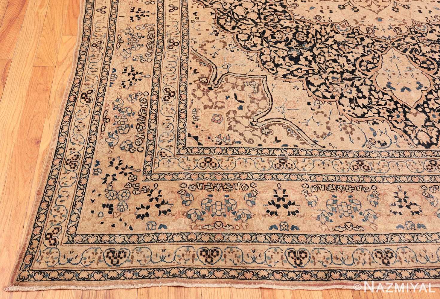 Corner Antique Khorassan Persian rug 42030 by Nazmiyal
