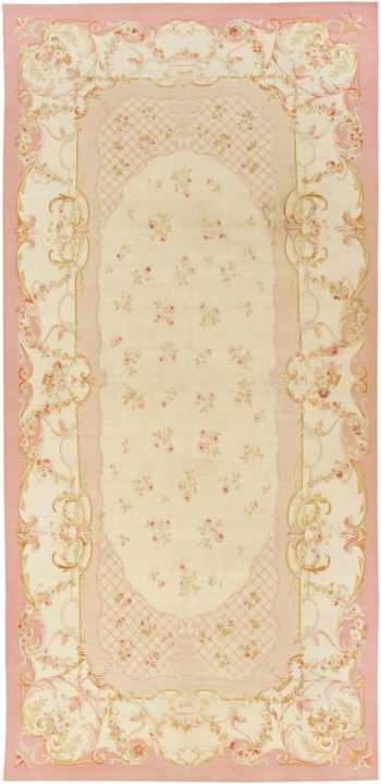 Antique Aubusson Carpet by Nazmiyal Antique Rugs