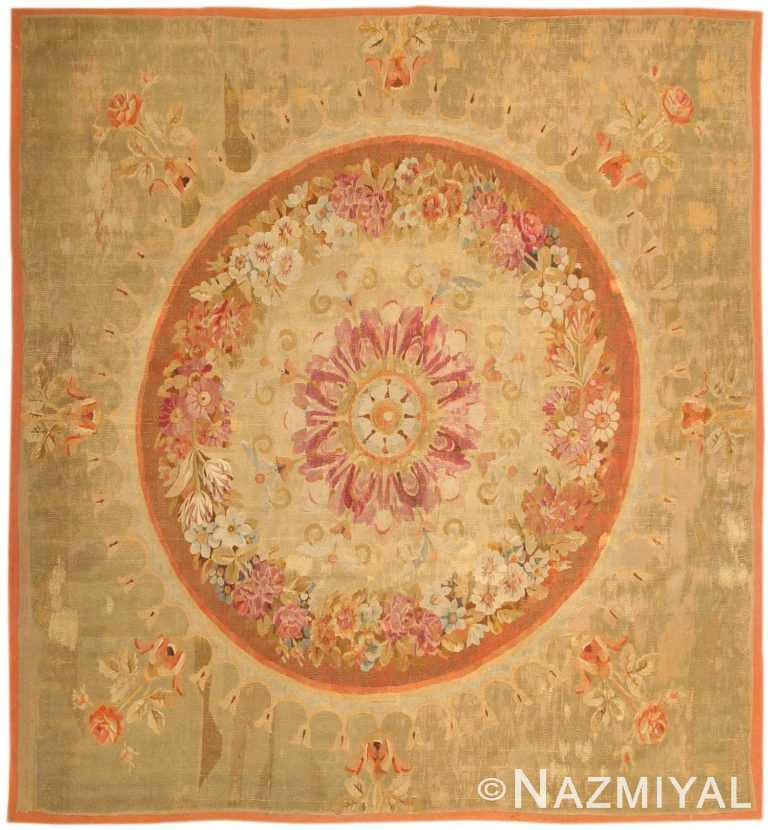 antique aubusson france carpet 437922 Nazmiyal