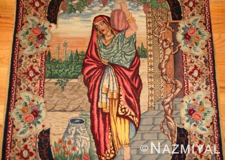antique persian tabriz rug 43915 field Nazmiyal