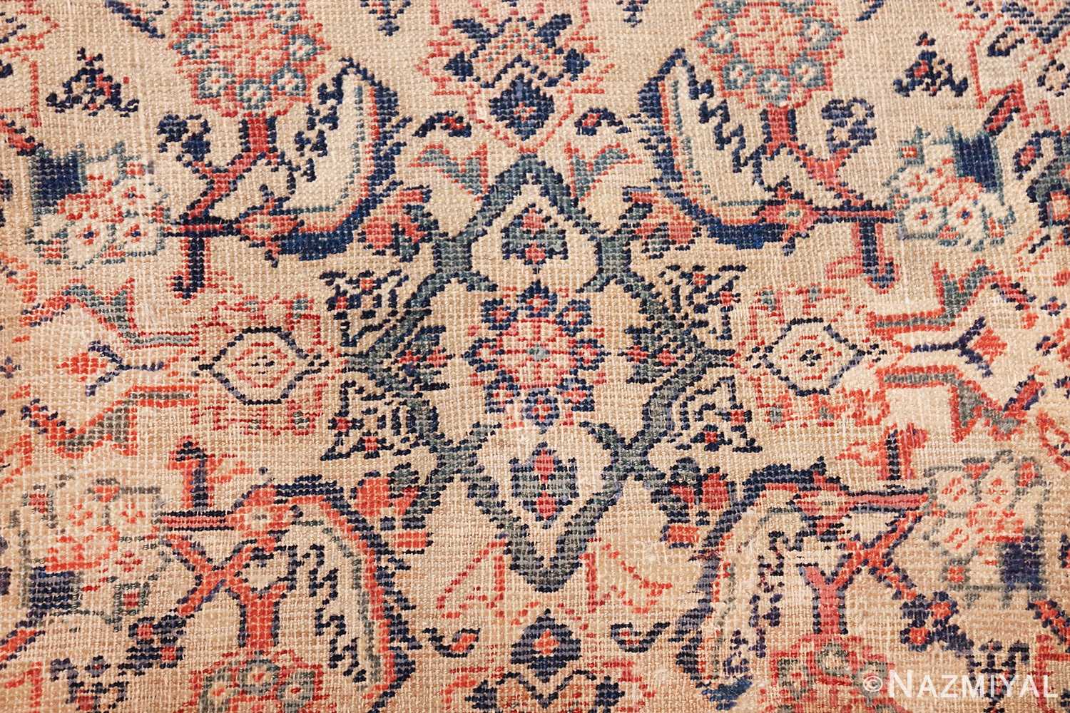 antique persian sultanabad rug 42301 closeup Nazmiyal