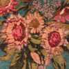 Flower detail Antique Silk Tabriz Persian rug 43388 by Nazmiyal