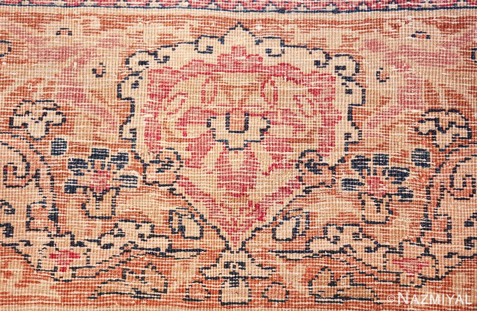 antique light brown background kerman persia rug 44491 knots Nazmiyal