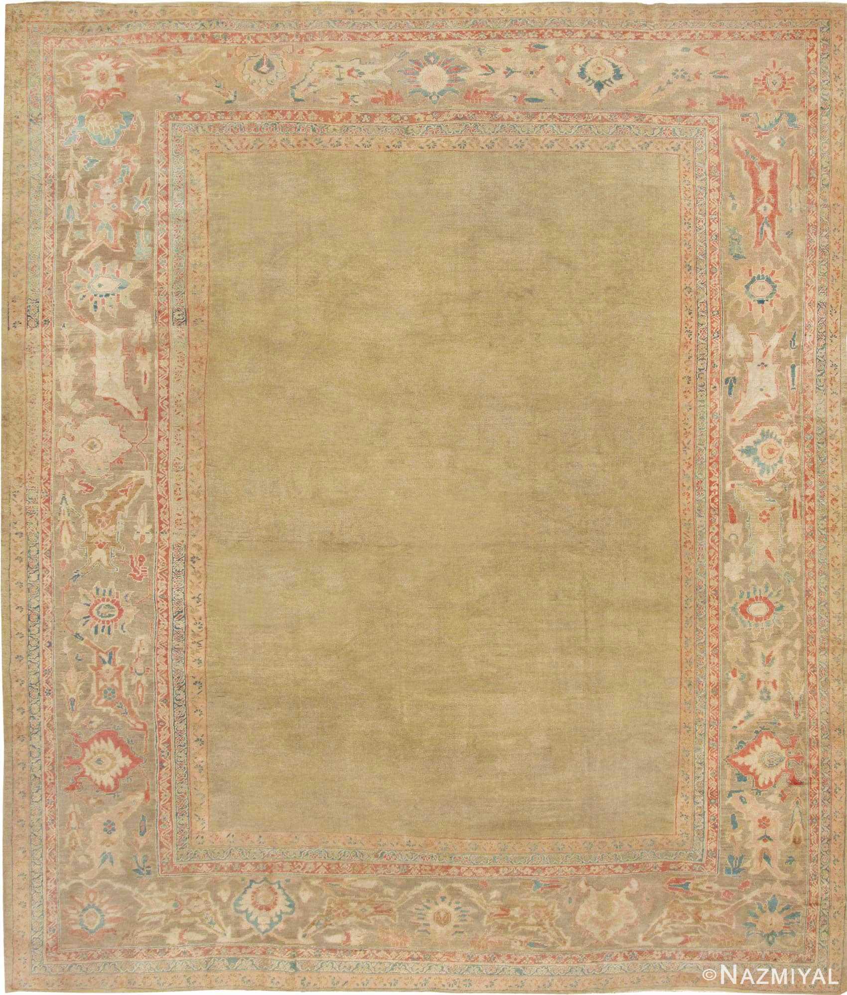 Antique Persian Sultanabad Rug #43034 by Nazmiyal Antique Rugs