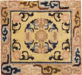 Small Square Antique Chinese Rug #44848 by Nazmiyal Antique Rugs