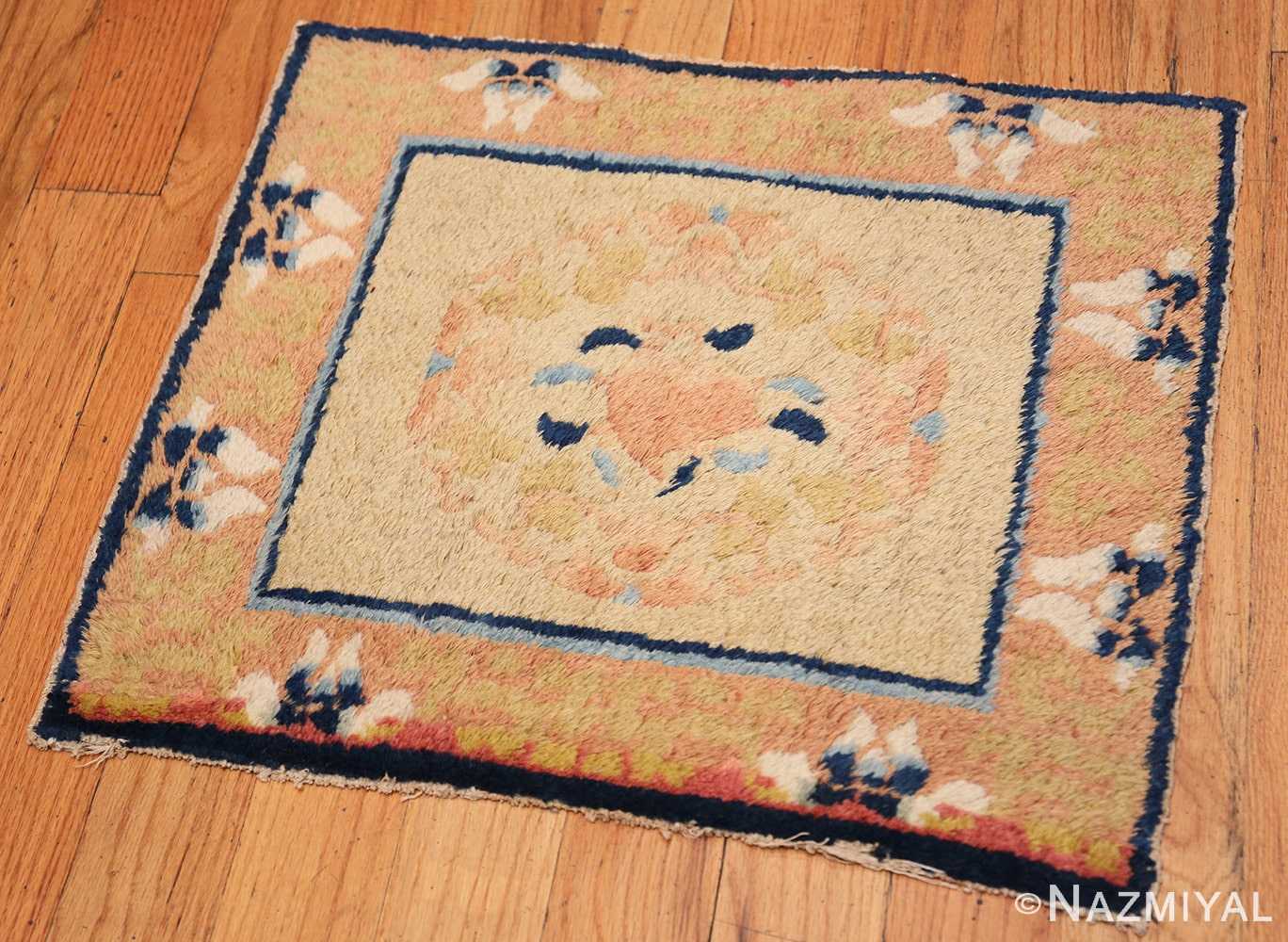 Full Square Scatter size Antique Chinese rug 44845 by Nazmiyal