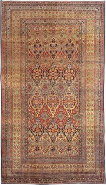 Antique Kerman Persian Rug 1220 Nazmiyal
