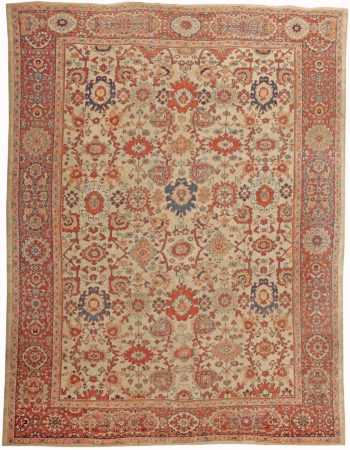 Antique Sultanabad Persian Rugs 40570 Detail/Large View