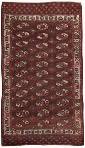Antique Yamot Persian Rug #43453 Detail/Large View