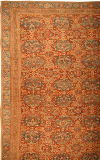 Antique Oushak  Turkish Rugs # 3292 Detail/Large View
