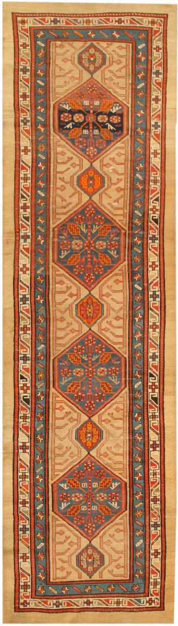 Antique Serab Persian Runner Rug 43819 Nazmiyal