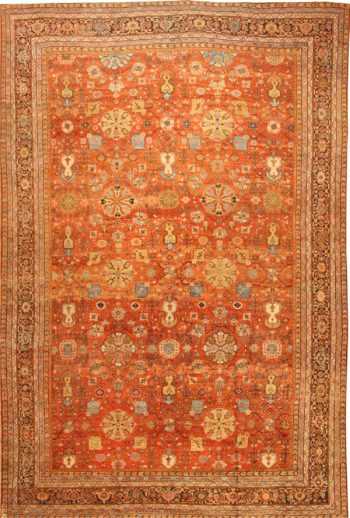Antique Sultanabad Persian Carpet 41594 Detail/Large View