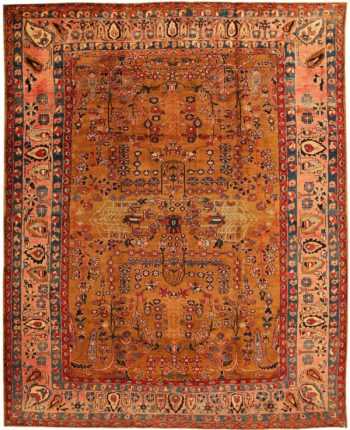 Antique Sultanabad Rug 43454 Detail/Large View