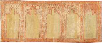 Antique 18th Century Silk Yarkand Oriental Rug 2975 Nazmiyal