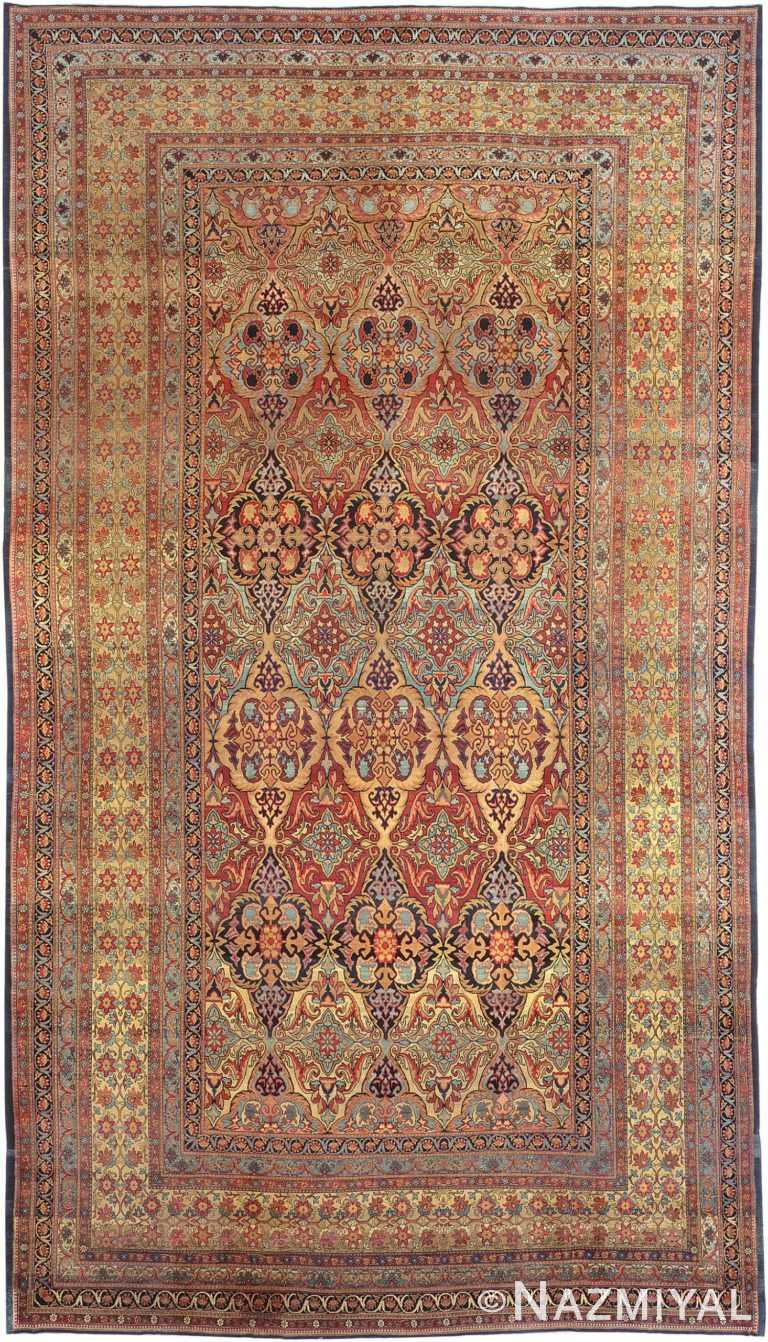 Antique Kerman Persian Rug 1220 Nazmiyal