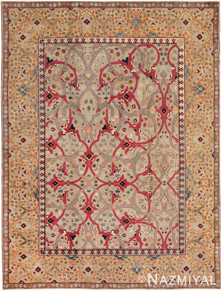 Antique Tabriz Persian Rug 42082 Detail/Large View