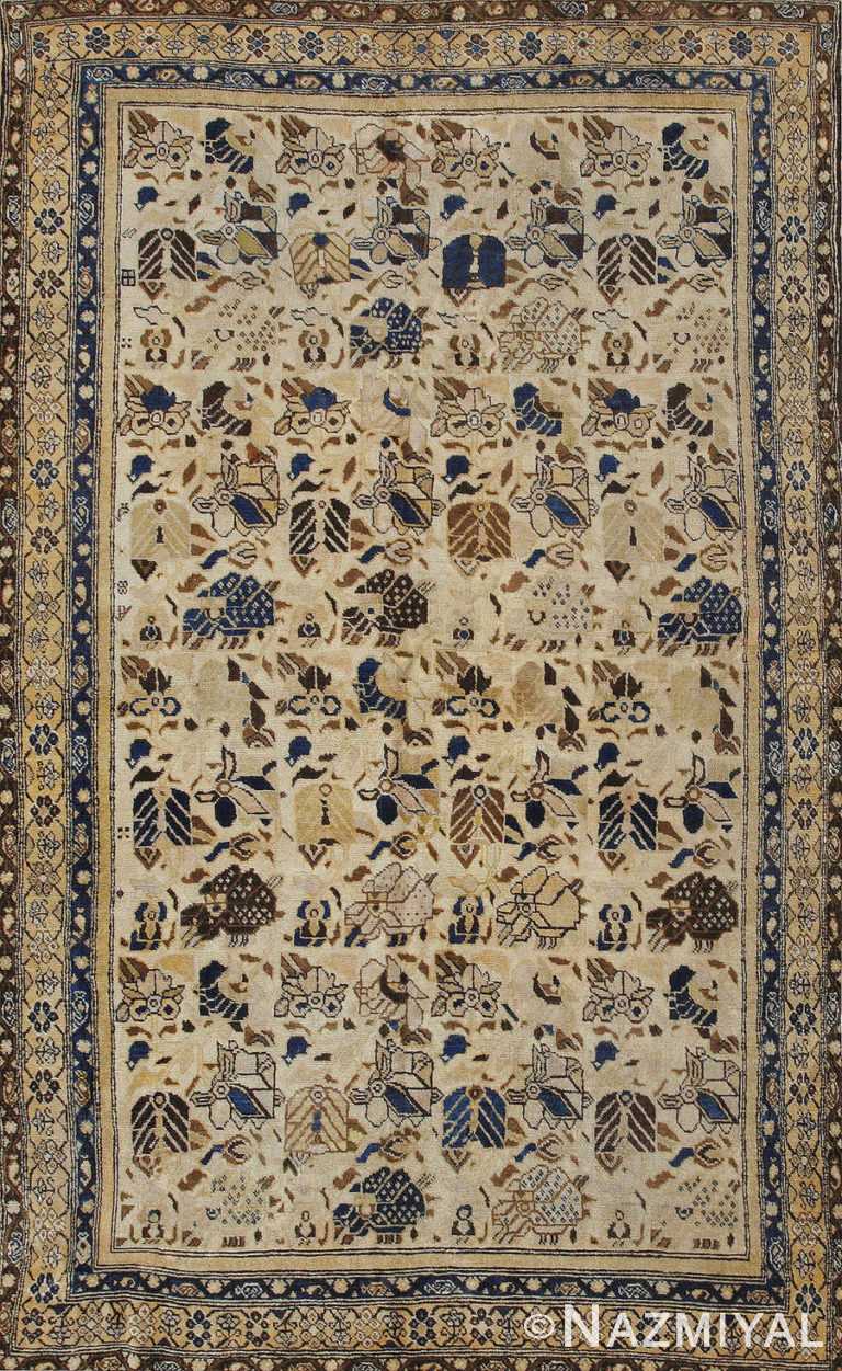 Antique Malayer Persian Rug 42909 by Nazmiyal Antique Rugs