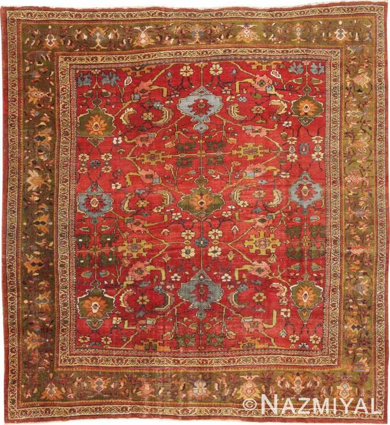 Antique Sultanabad Persian Rug 43223 Nazmiyal Antique Rugs