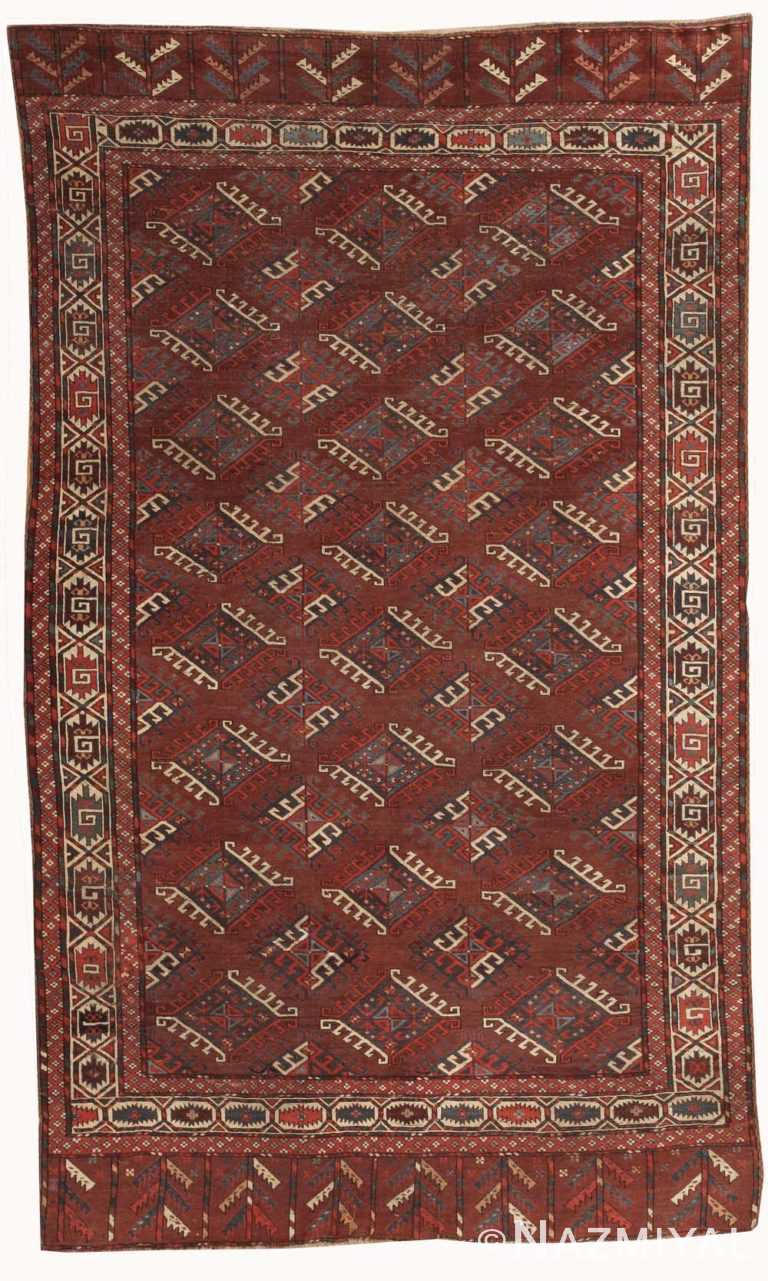 Antique Yomud Oriental Rugs #43974 Detail/Large View
