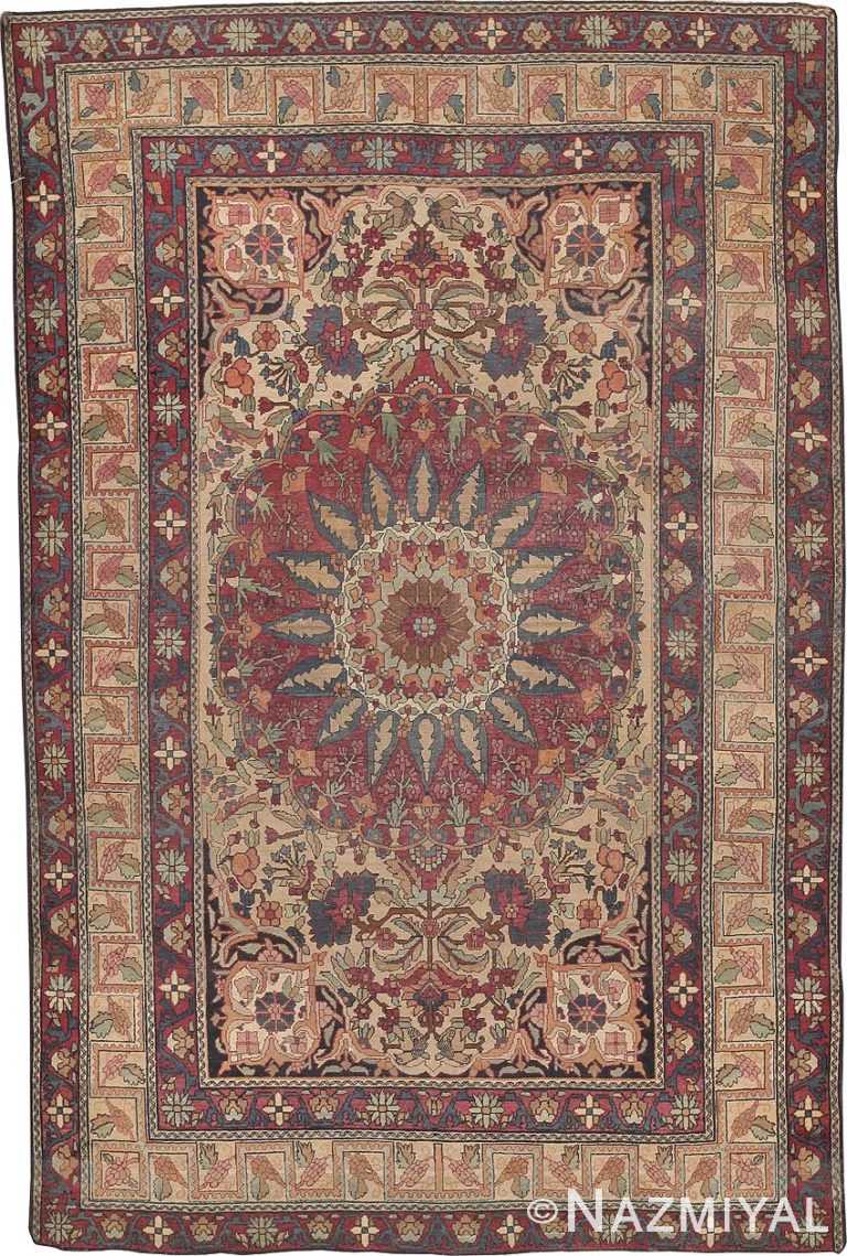 Antique Kerman Persian Rug 44006 Nazmiyal