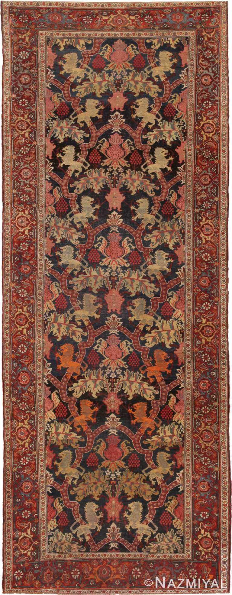 Antique Bidjar Persian Rug 44638 Detail/Large View