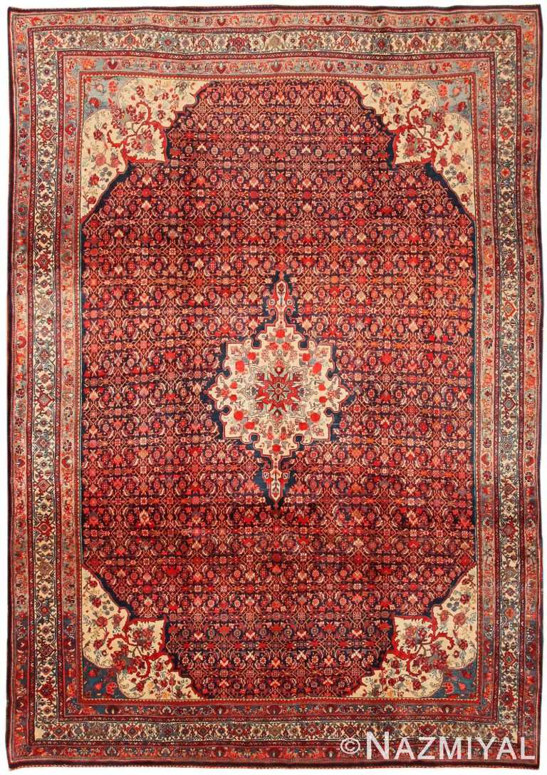 Antique Bidjar Persian Rug 43563 Nazmiyal Antique Rugs