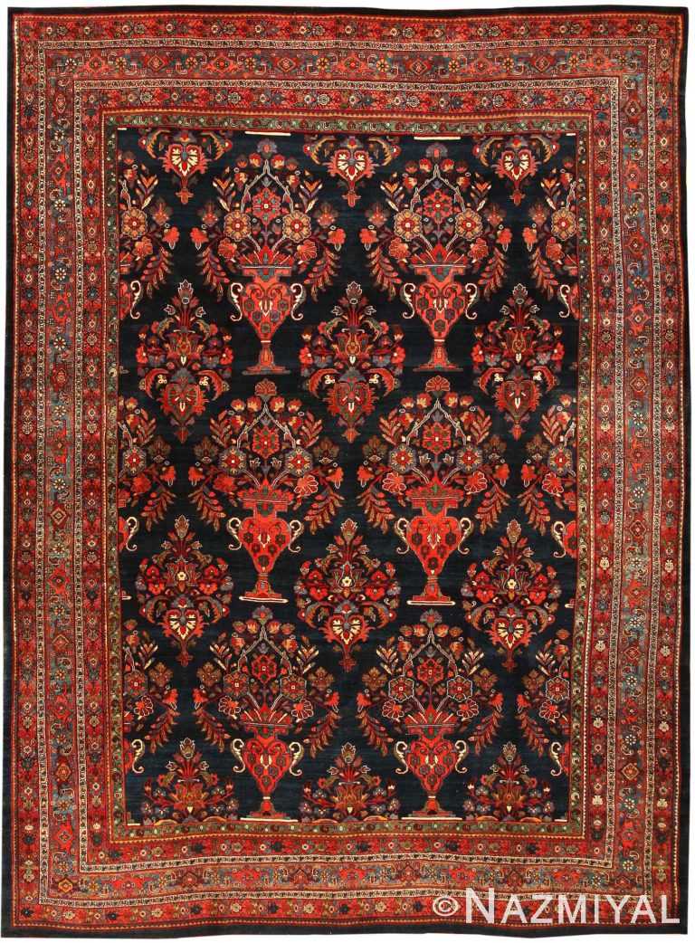 Antique Bidjar Persian Rug 43570 Nazmiyal