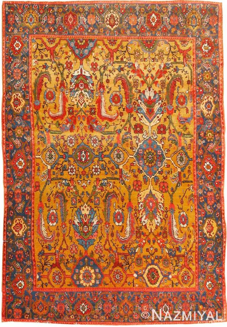 Antique Senneh Persian Rugs 8450 Detail/Large View