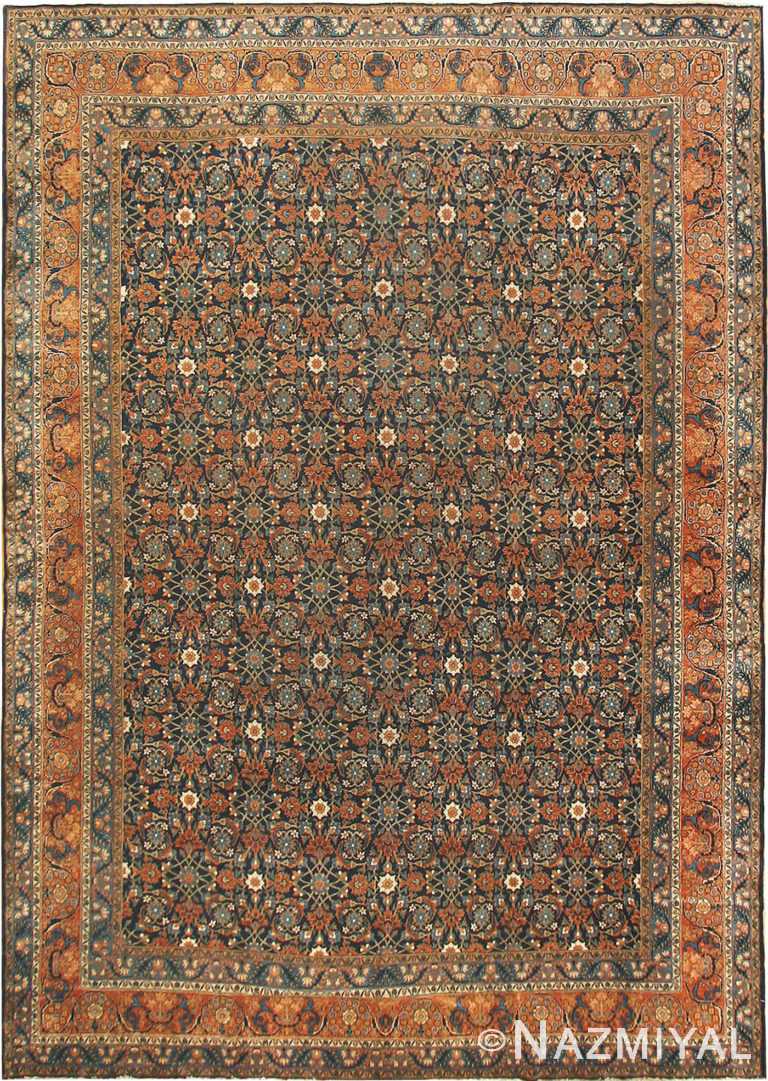 Antique Kerman Persian Rug 42122 Detail/Large View