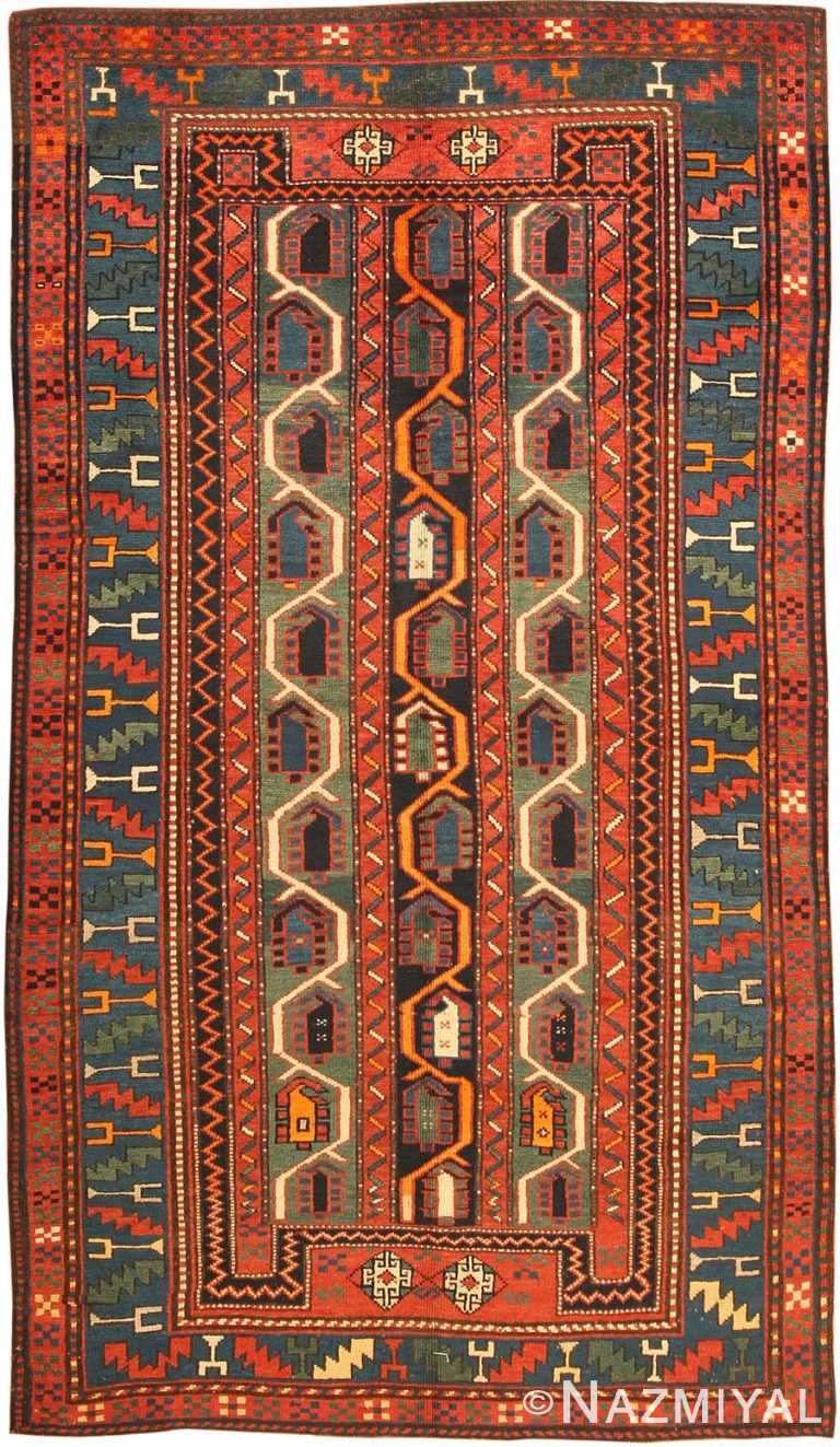 Antique Kazak Caucasian Rug 43263 Detail/Large View
