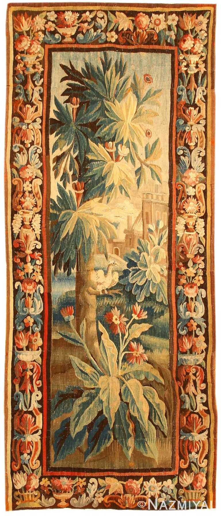 Antique Aubusson French Rug 43638 Detail/Large View