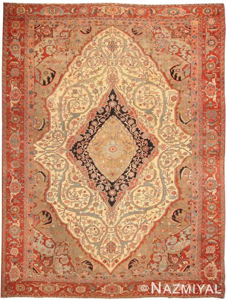 Antique Bakshaish Persian Rug 43401 Nazmiyal