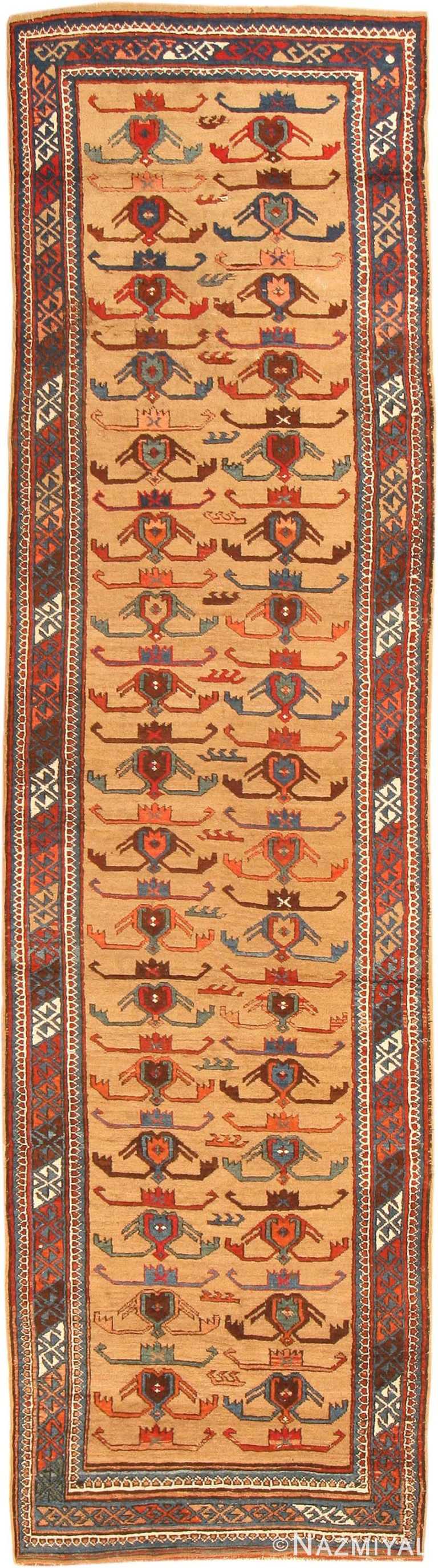 Antique Bidjar Persian Runner Rug 40088 Detail/Large View