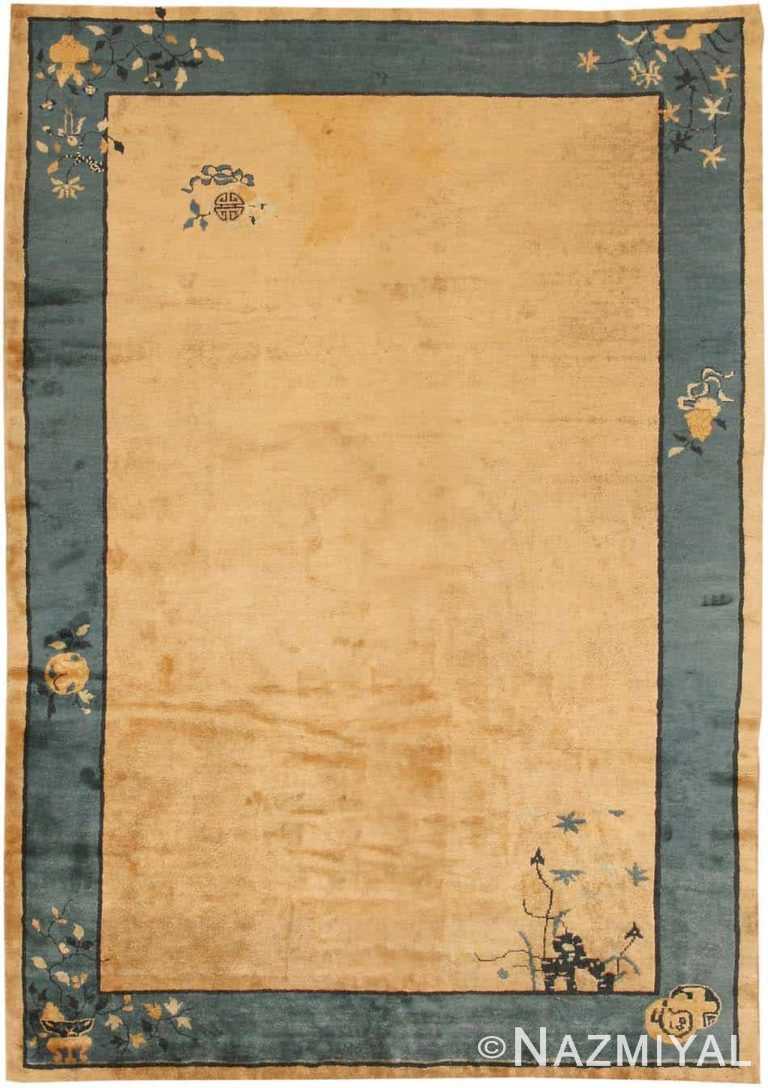 Antique Chinese Oriental Carpet 7614 Nazmiyal Antique Rugs