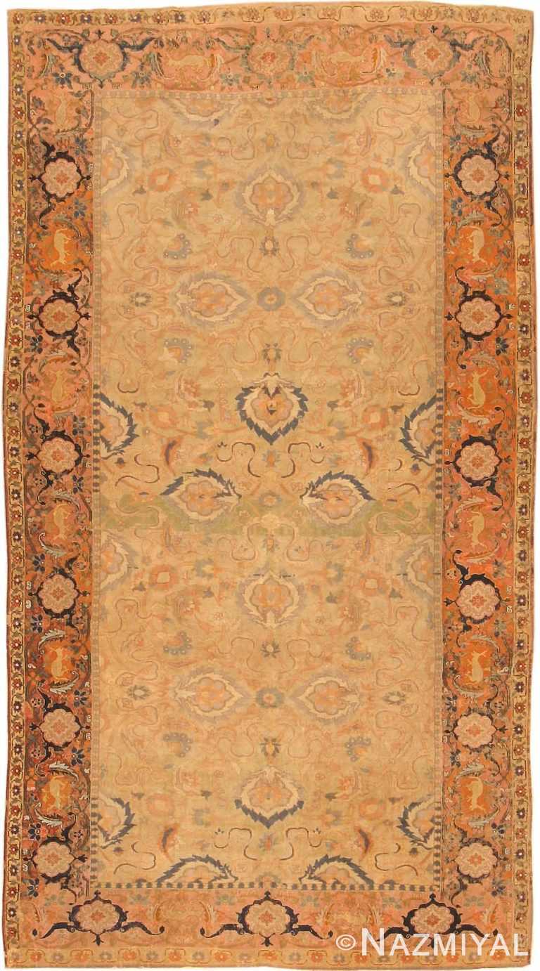 Antique 17th Century Esfahan Persian Rug 3038 Detail/Large View