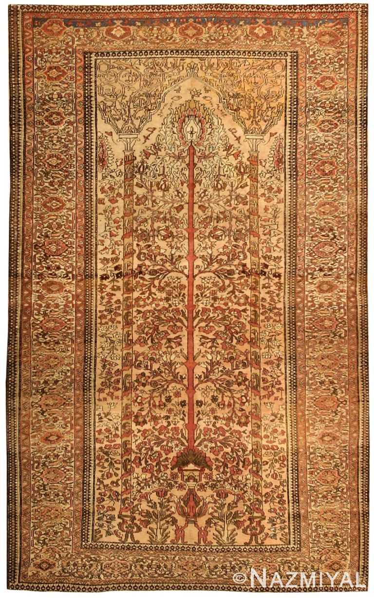 Antique Farahan Persian Rug 43502 Nazmiyal
